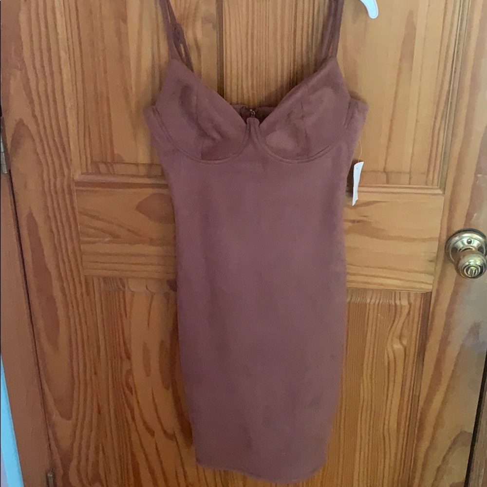 New with tags, maroon spaghetti strap dress!